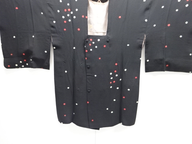 JAPANESE KIMONO / MICHIYUKI COAT / SHIBORI / DOTS 